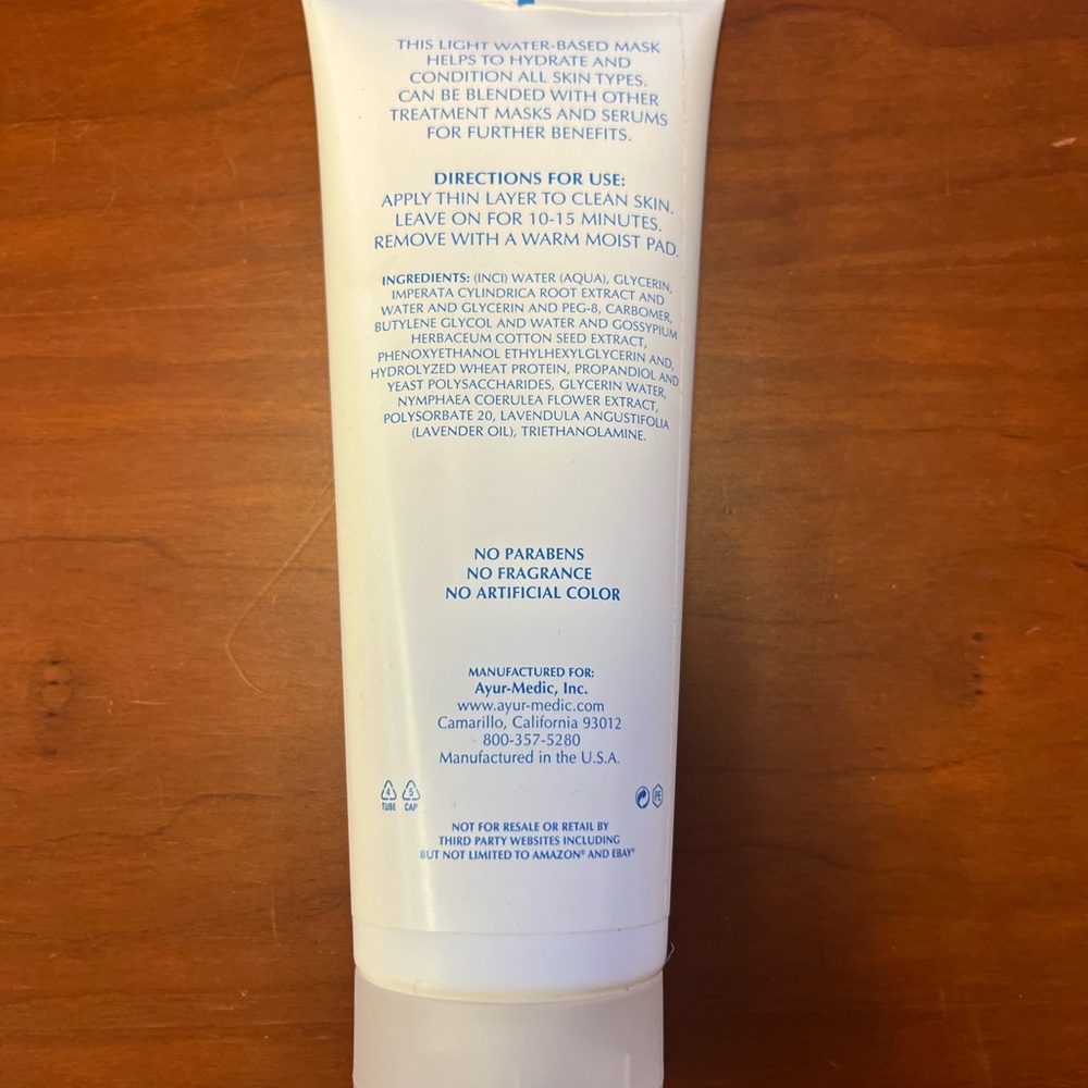 Ayur medic hydrating face mask